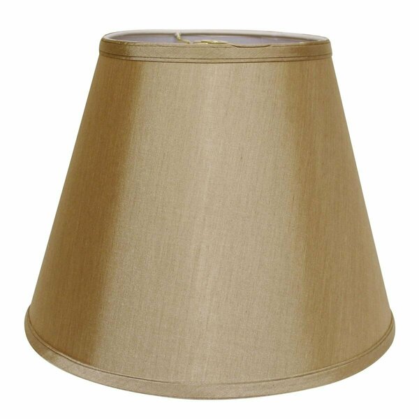 Estallar 18 in. Pale Brown Empire Deep Slanted No Slub Lampshade, Tan ES3099214